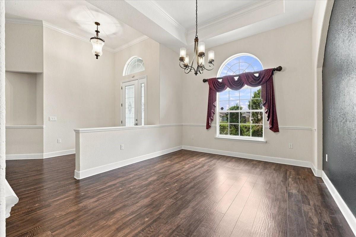 entryway and dining room