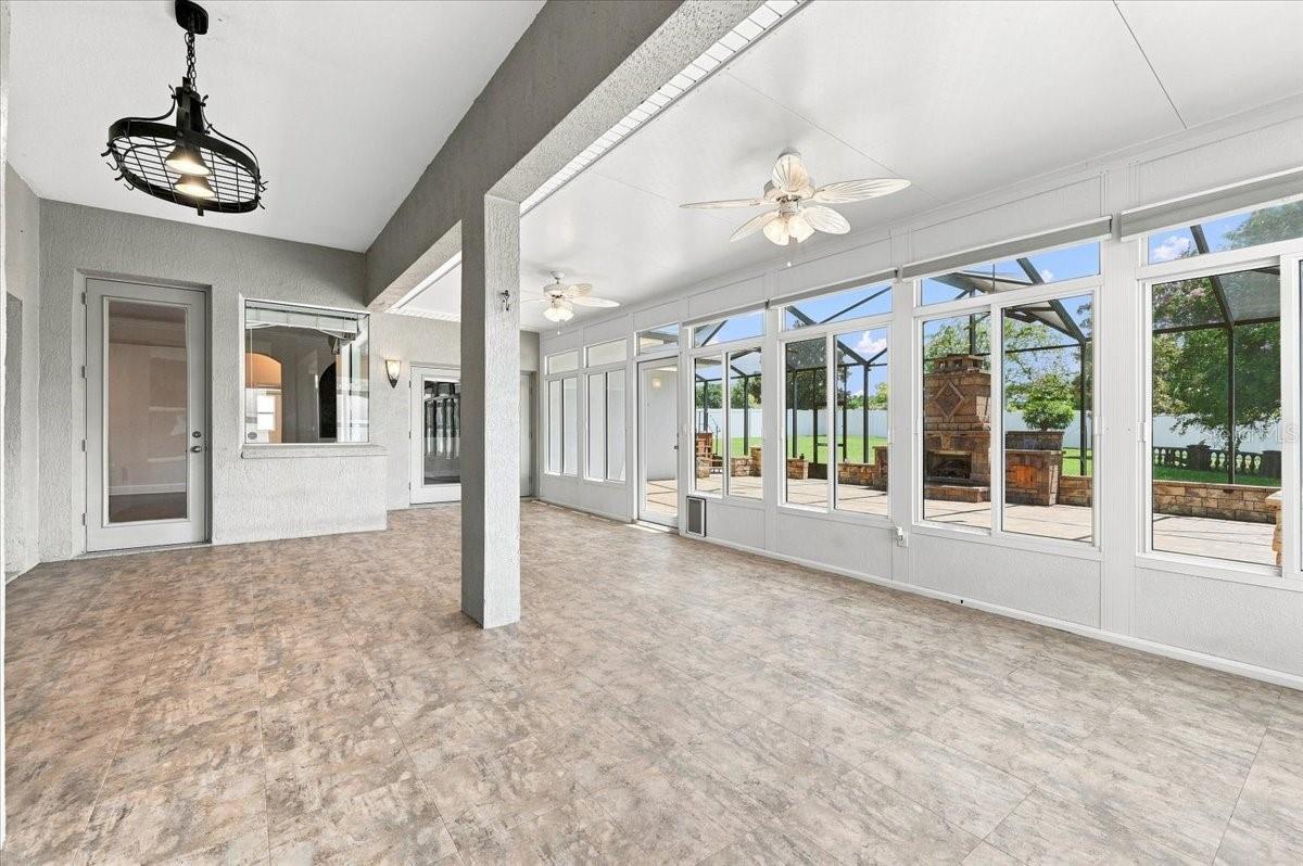enclosed porch