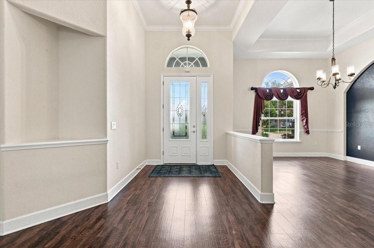 entryway, dining room