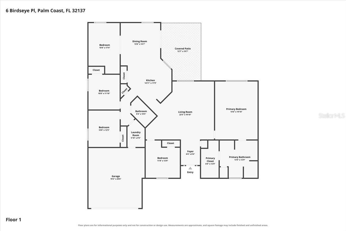 6 BIRDSEYE PLACE, Palm Coast, FL 32137