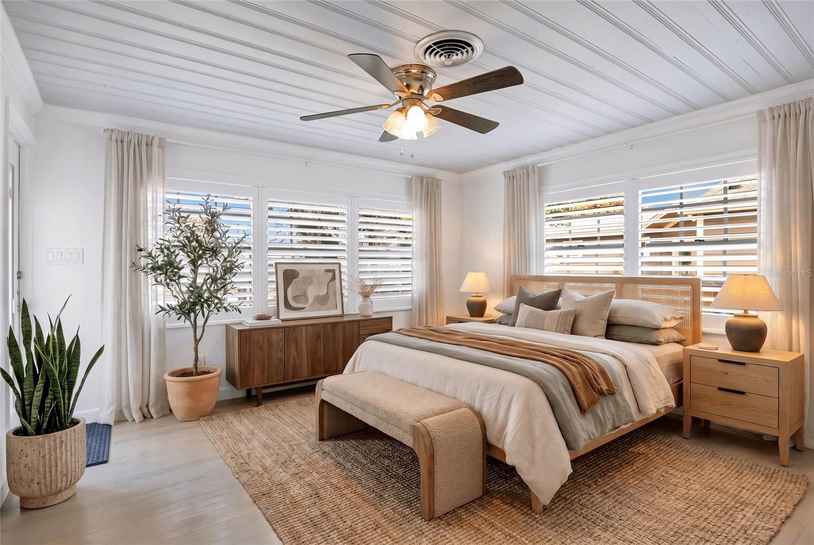 Staged Primary Bedroom