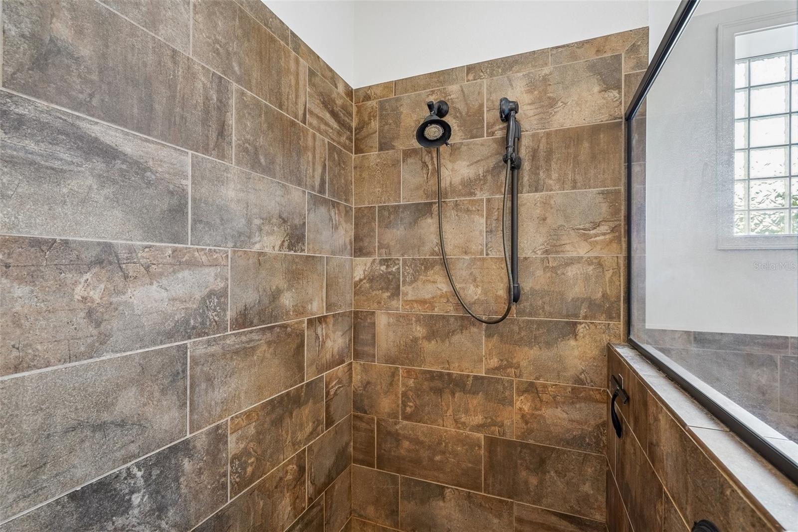 Master shower