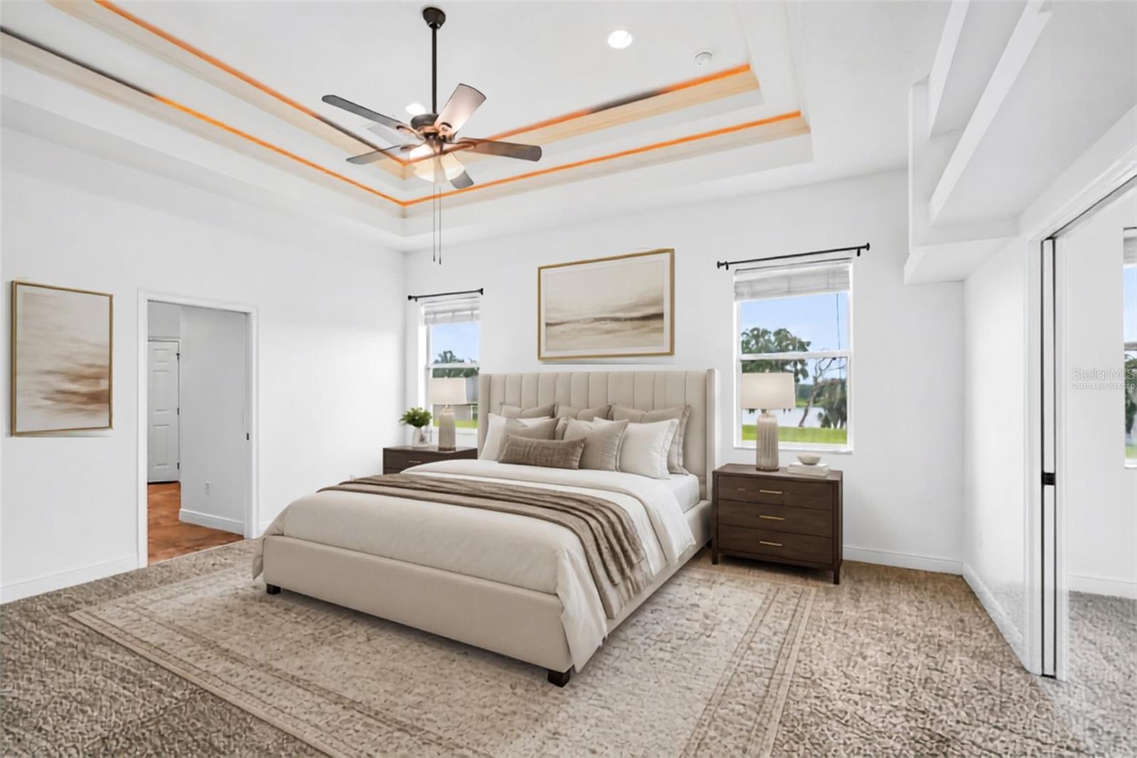Virtually Staged Master Bedroom Virtually Staged Master Bedroom