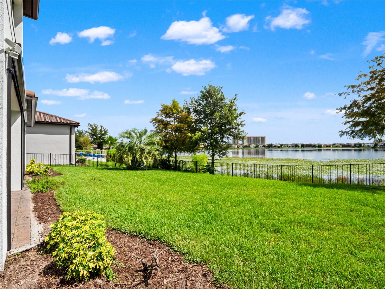 Backyard with Water Views