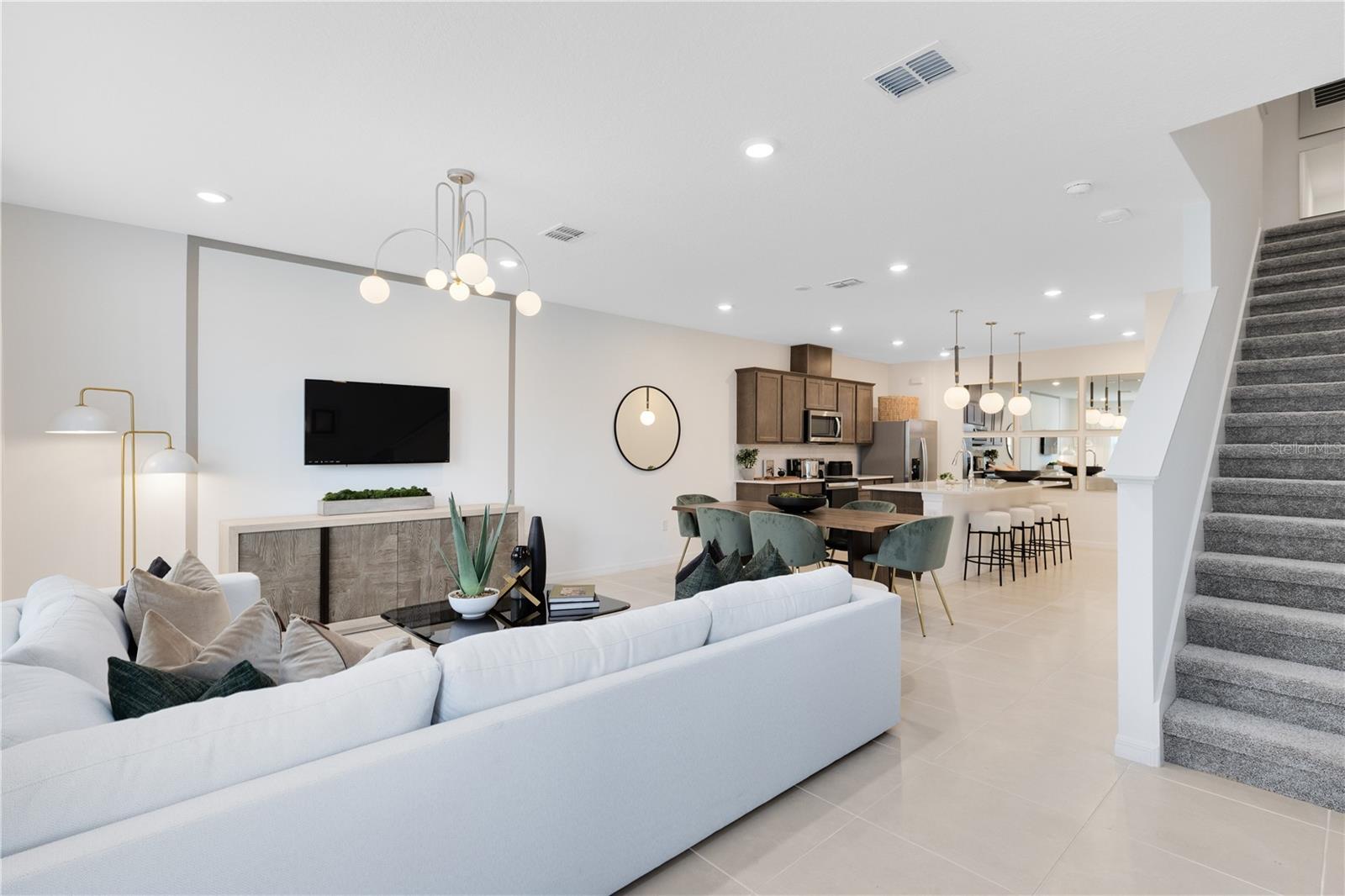 Model Home Design Only. Pictures and furnishings are for illustrative purposes only. Elevations, colors and options may vary. Furniture is for model home staging only.
