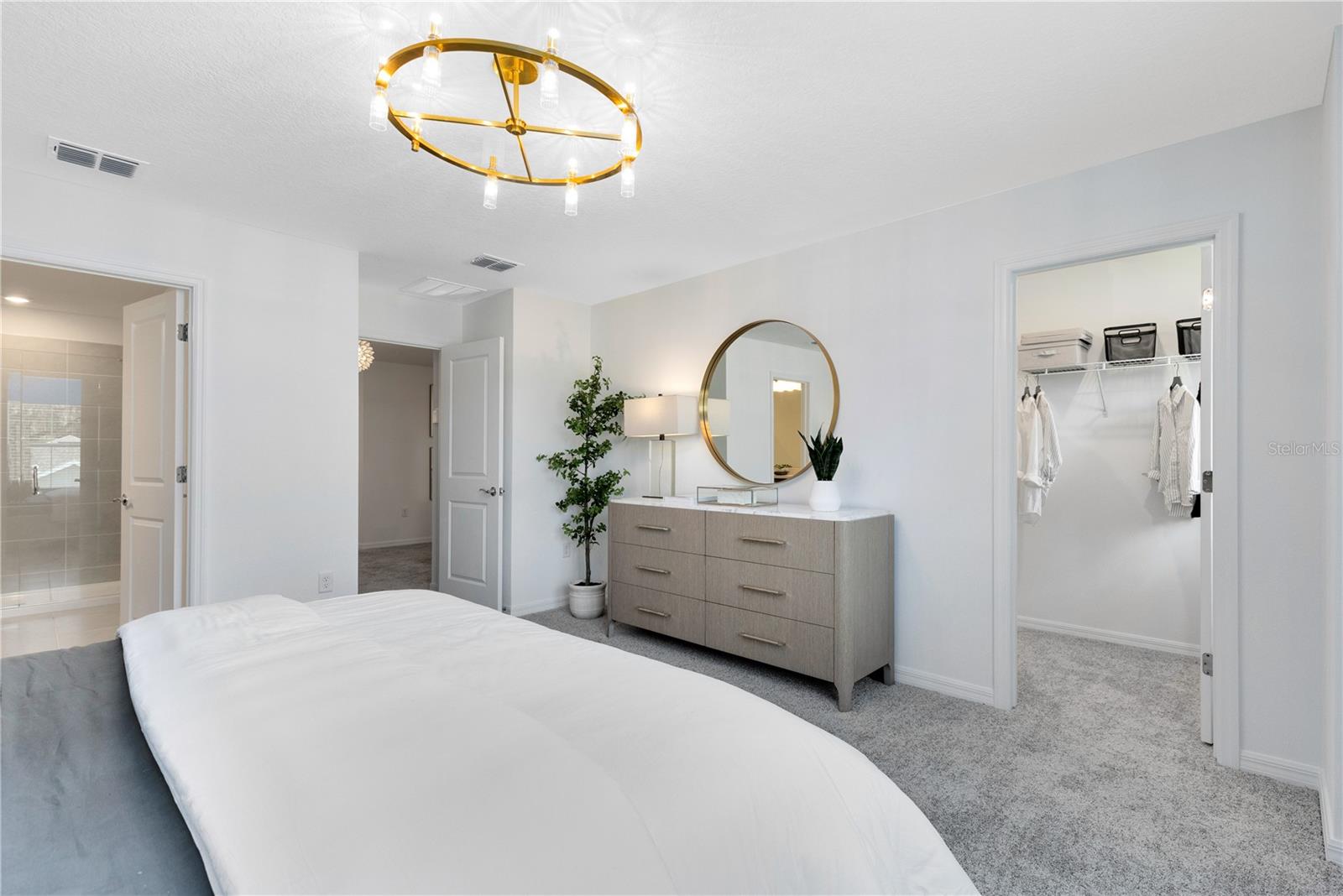 Model Home Design Only. Pictures and furnishings are for illustrative purposes only. Elevations, colors and options may vary. Furniture is for model home staging only.