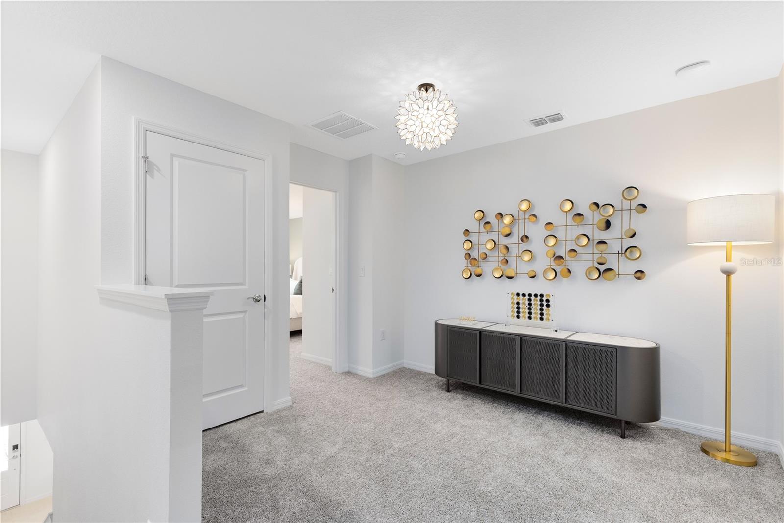 Model Home Design Only. Pictures and furnishings are for illustrative purposes only. Elevations, colors and options may vary. Furniture is for model home staging only.