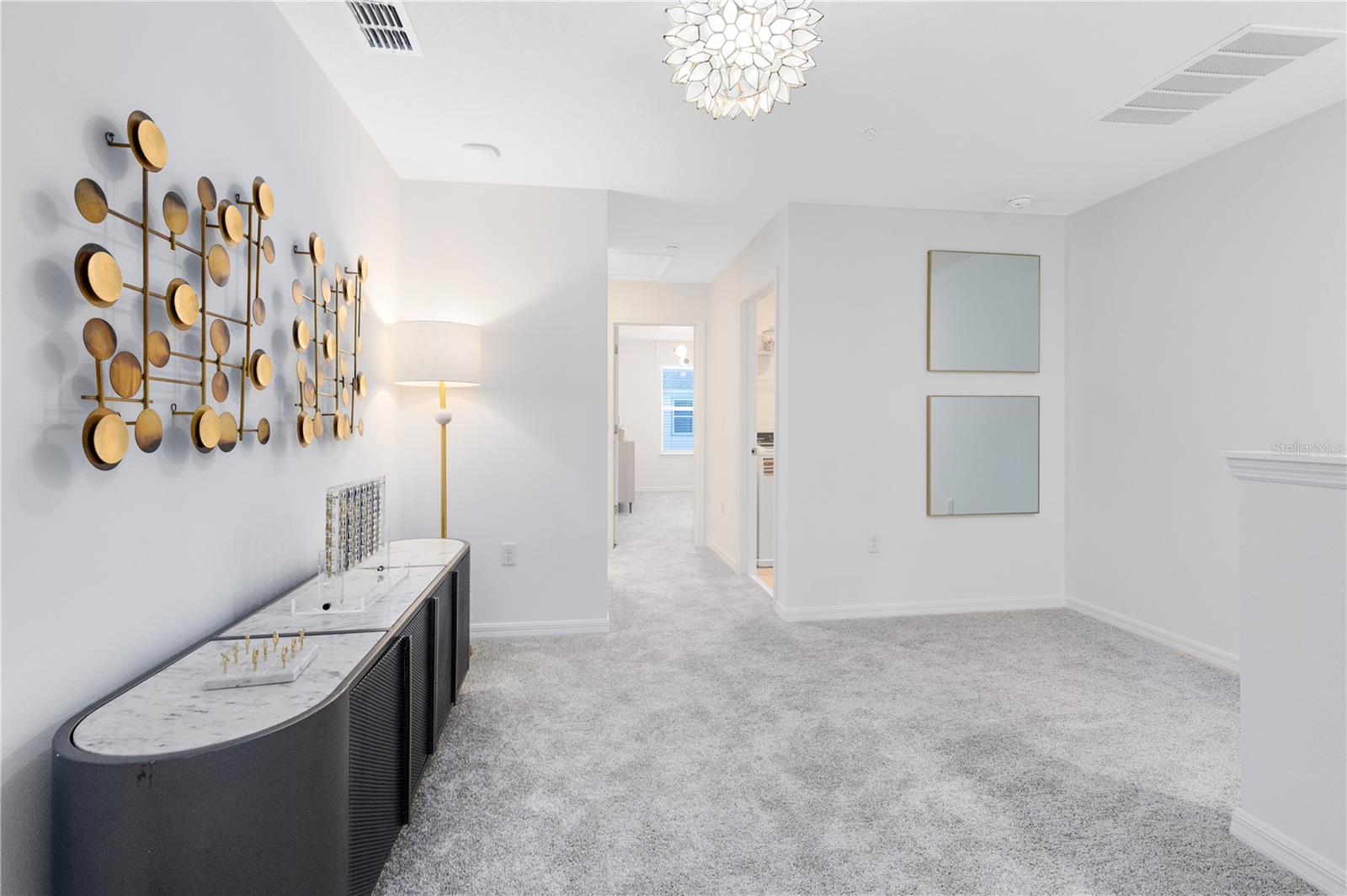 Model Home Design Only. Pictures and furnishings are for illustrative purposes only. Elevations, colors and options may vary. Furniture is for model home staging only.