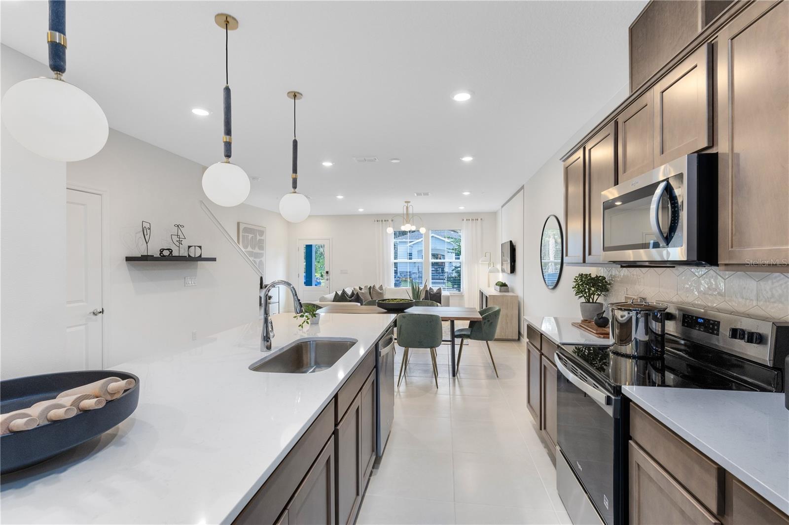 Model Home Design Only. Pictures and furnishings are for illustrative purposes only. Elevations, colors and options may vary. Furniture is for model home staging only.