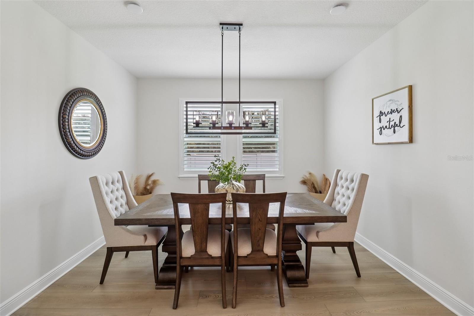 Formal dining room.