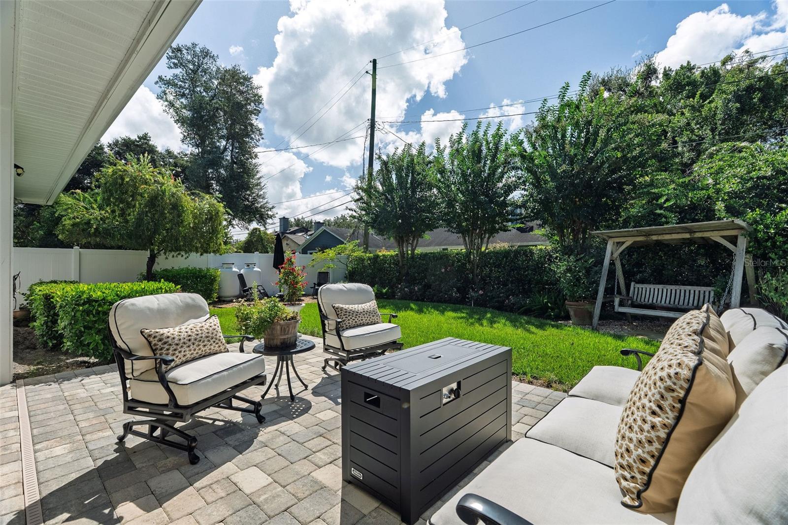 Back patio