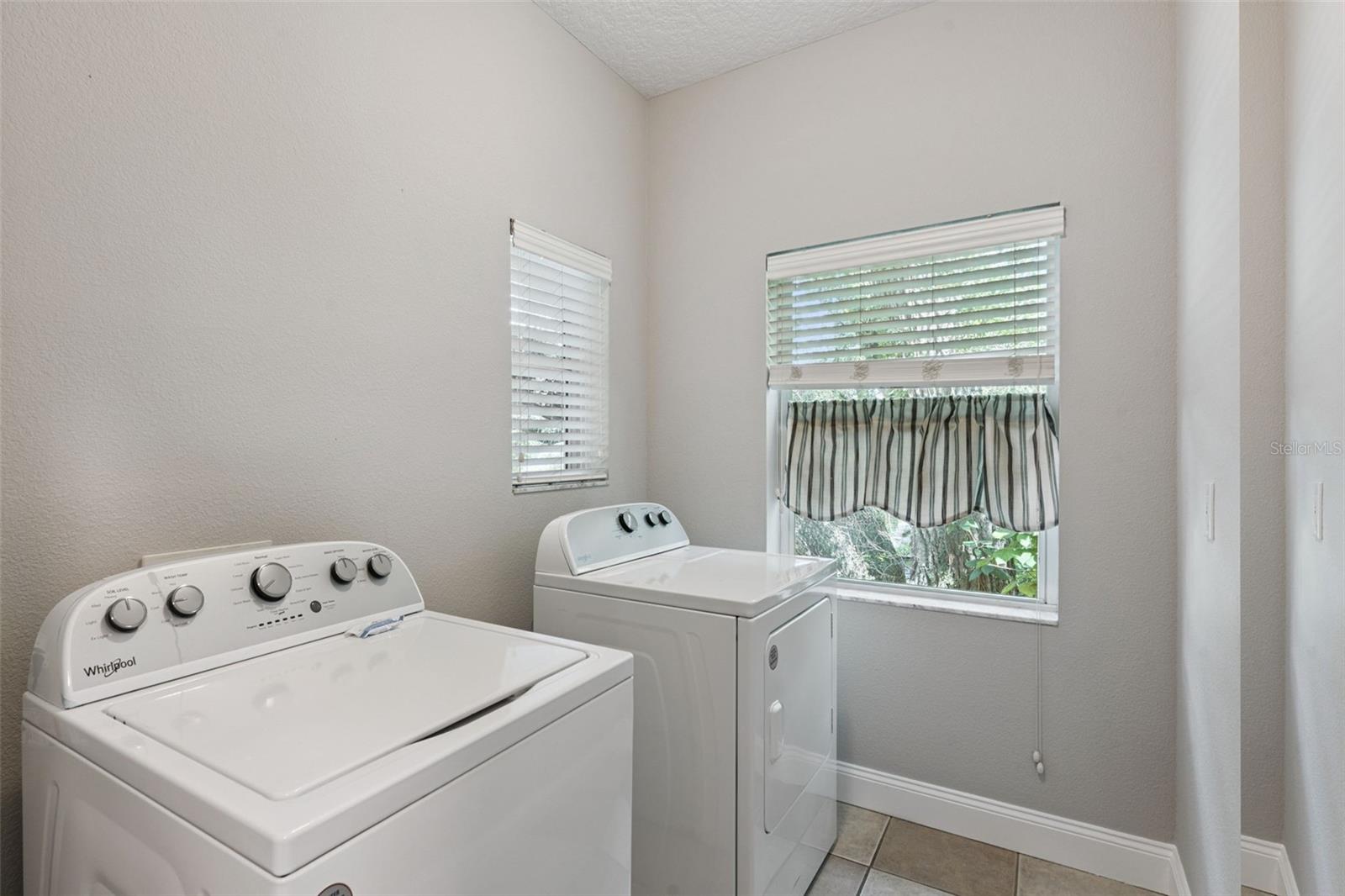 Second floor laundry room.