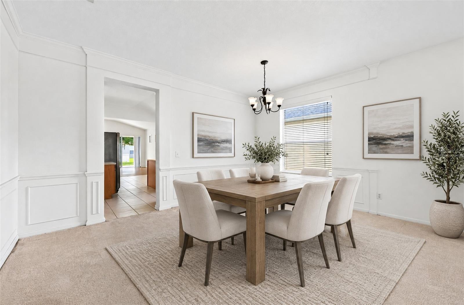 Formal Dining. Virtually Staged.