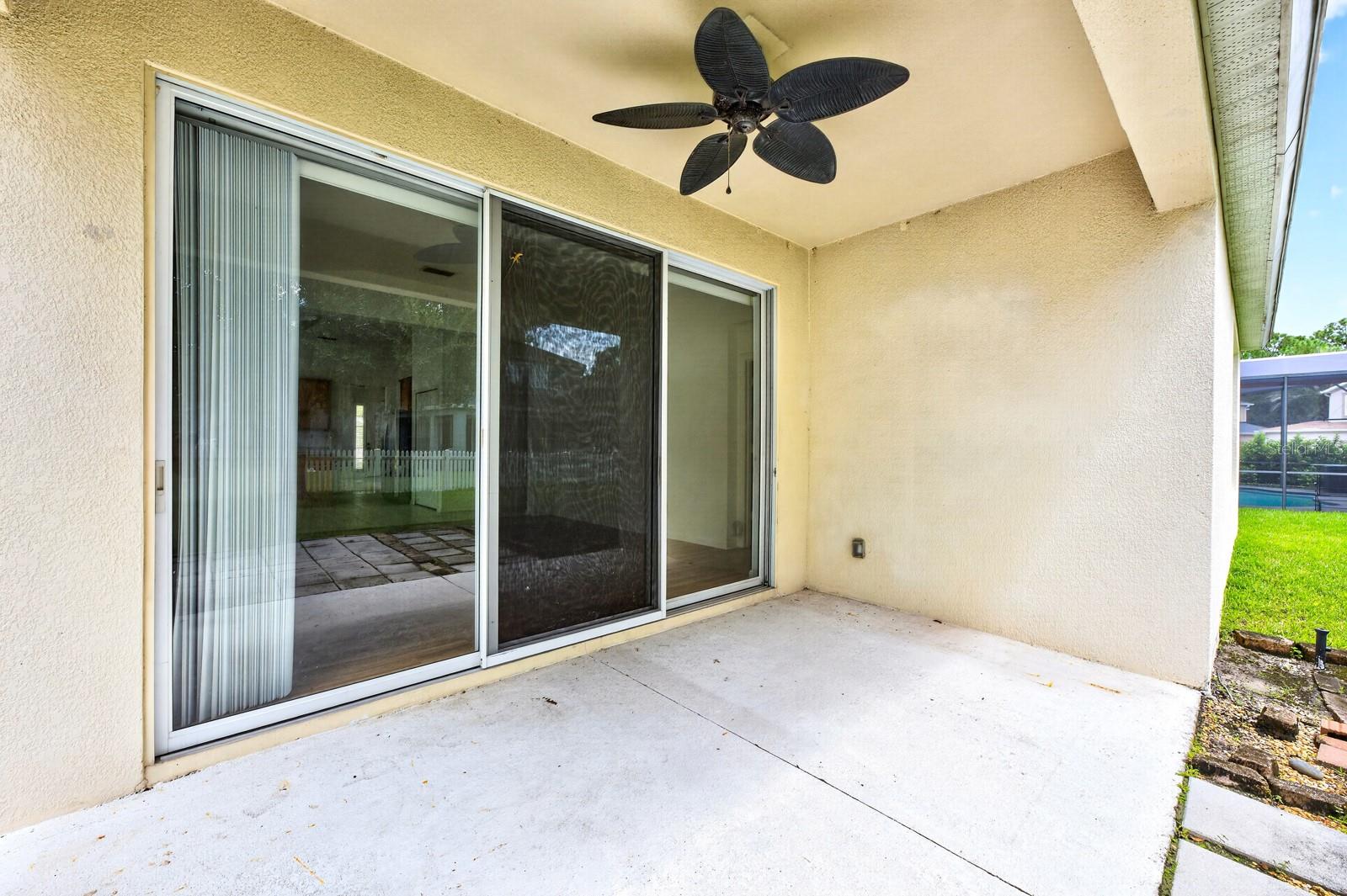 Covered Lanai.
