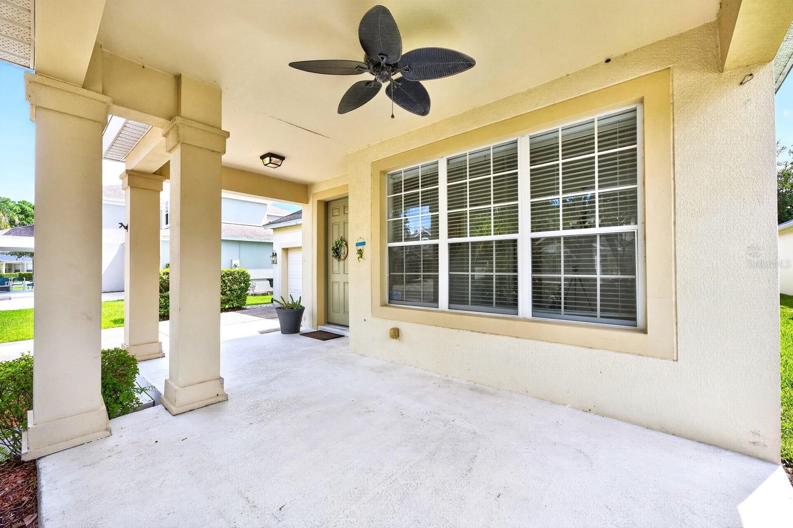 Large covered front porch.