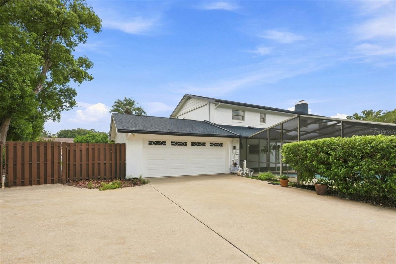Rear Entry Garage