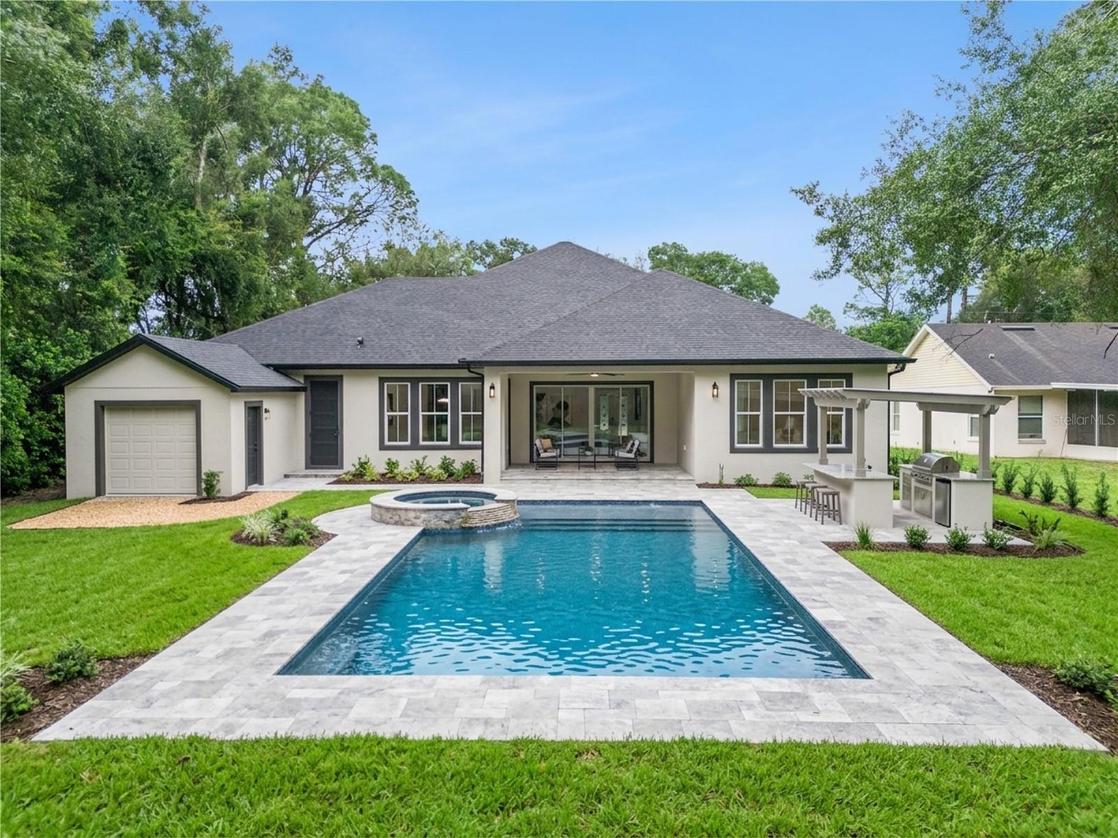 Virtual Picture. Lot space for building your Pool, Summer Kitchen and detached workshop.