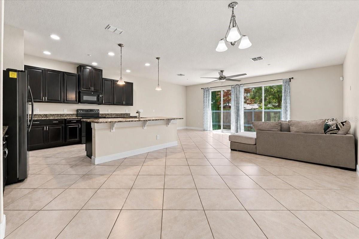 Open kitchen and living area, perfect for entertaining and everyday living