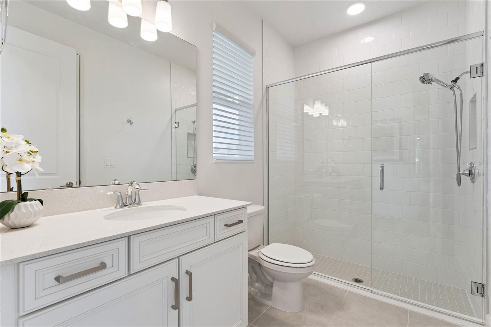 Downstairs Guest bath w patio access