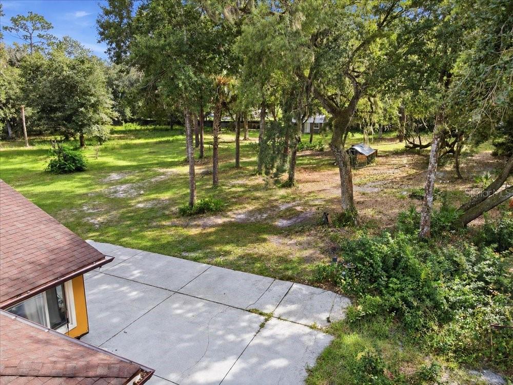 Aerial Backyard