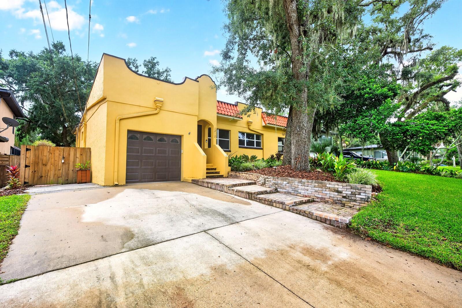 1-car garage, 2-car driveway for ample parking.