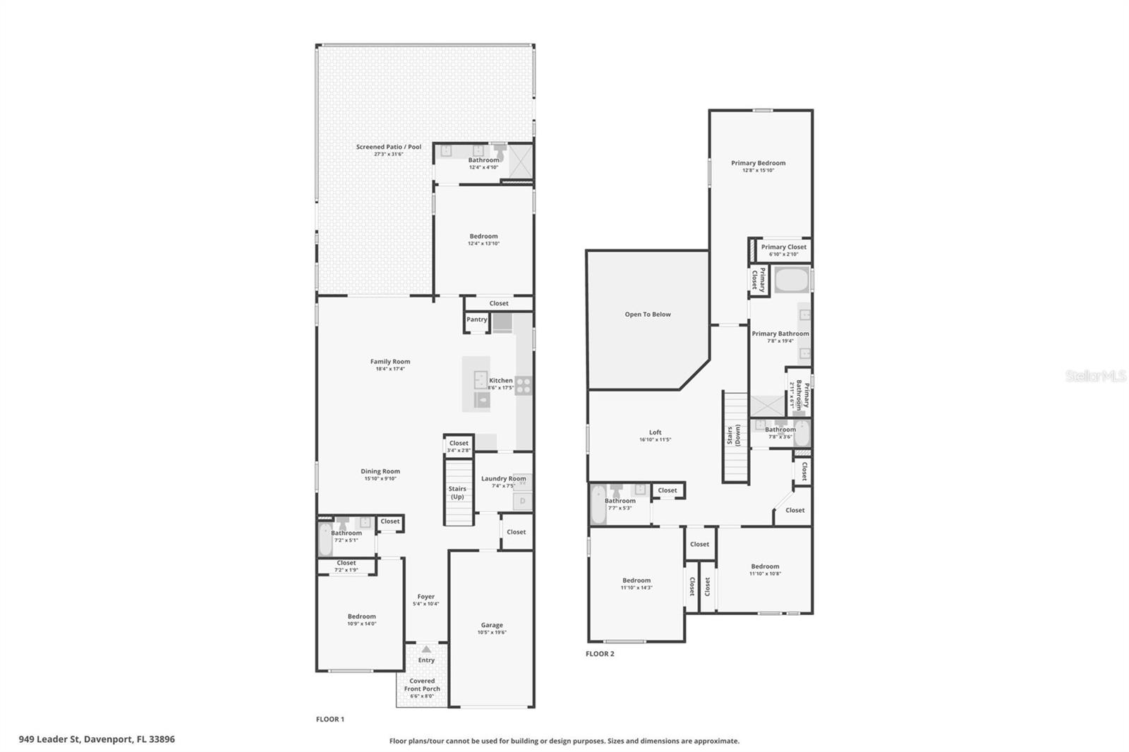 949 LEADER STREET, Davenport, FL 33896