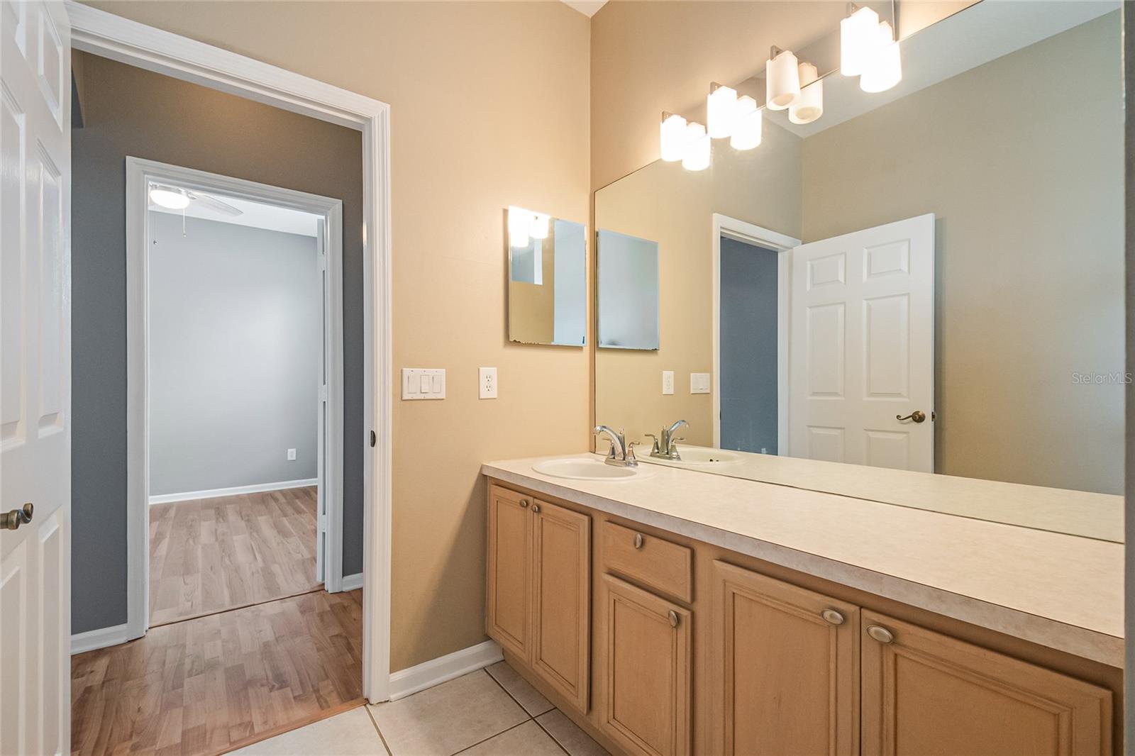 Bathroom 3, shower with no tub.