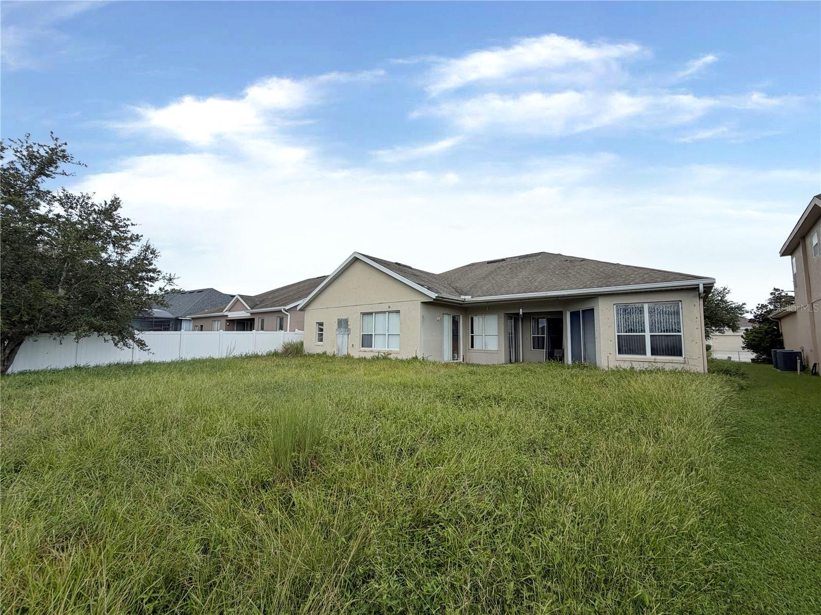 Rear of Property