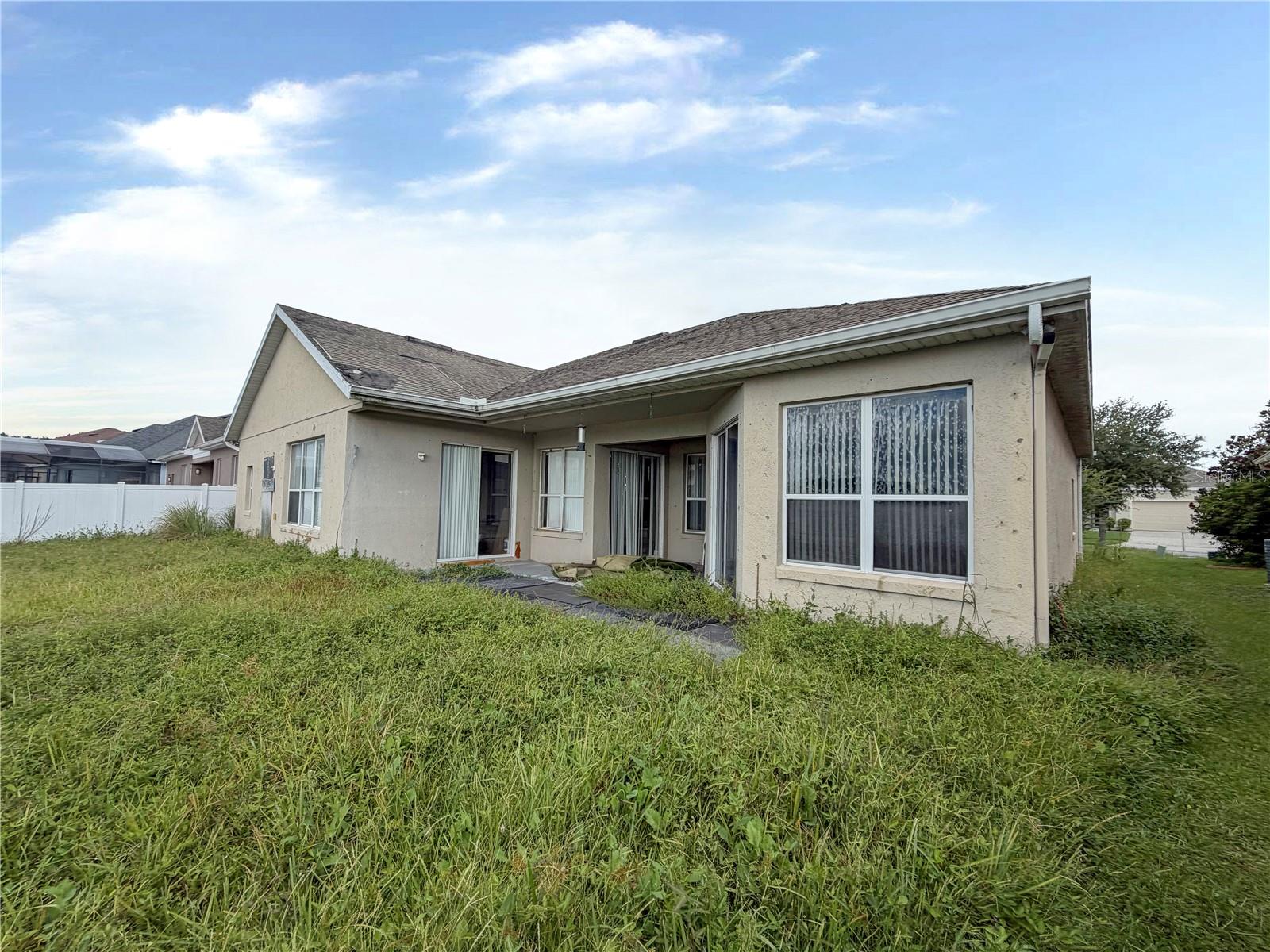 Rear of Property
