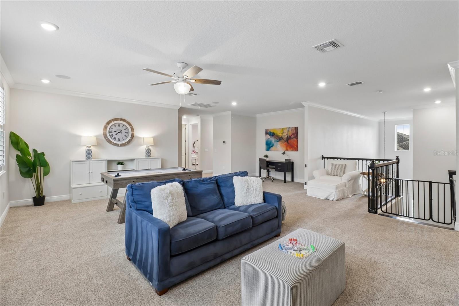 The perfect game room or lounge area