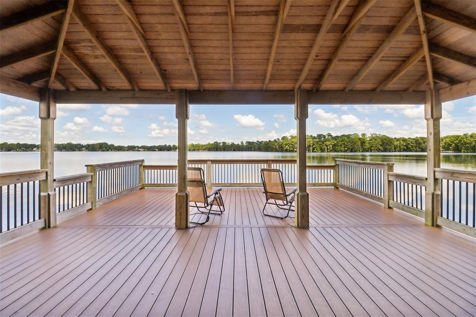 Community dock on Lake Howell