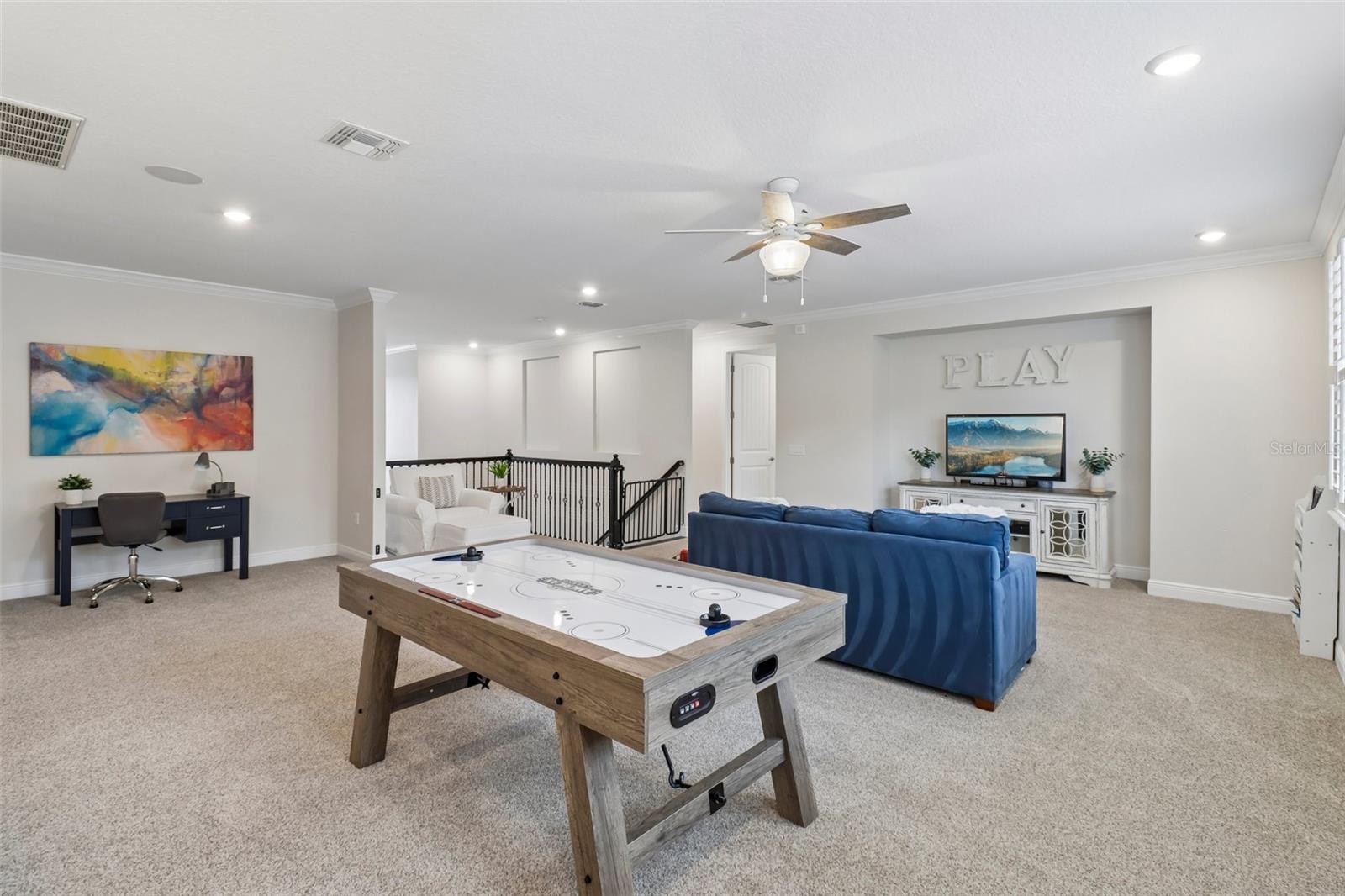 Plenty of space in your upstairs loft