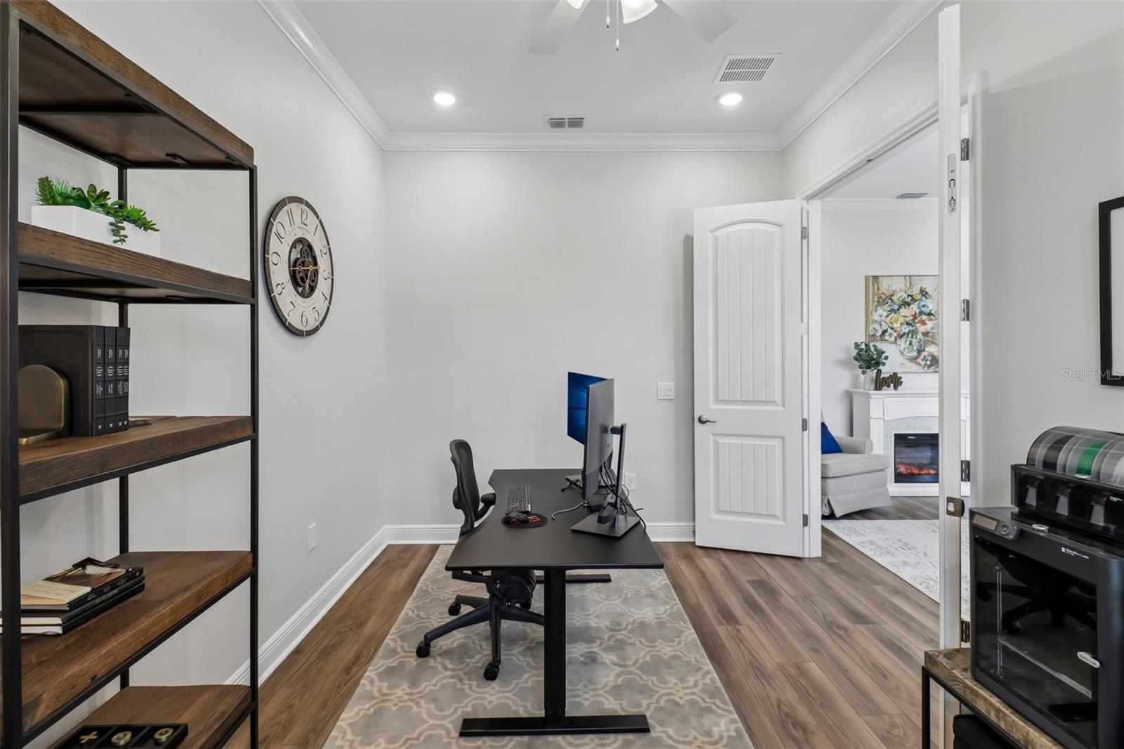 Flex room with double doors to fit any of your needs!
