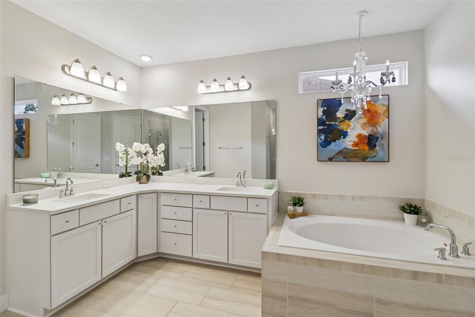 Upstairs primary bath
