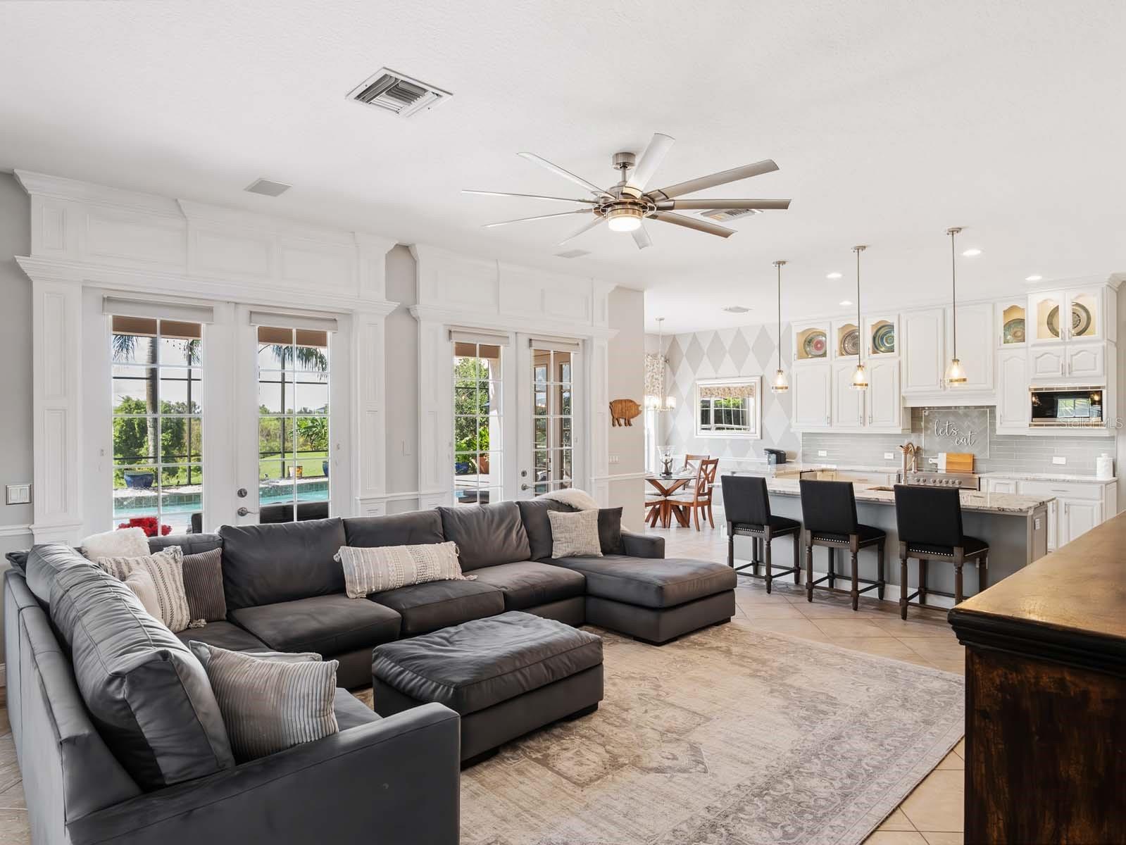 Family Room & Kitchen