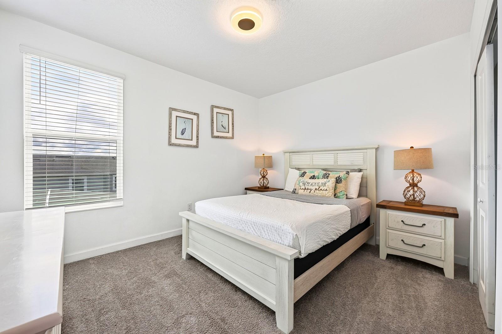 Four additional bedrooms are also located upstairs. Bedroom 3