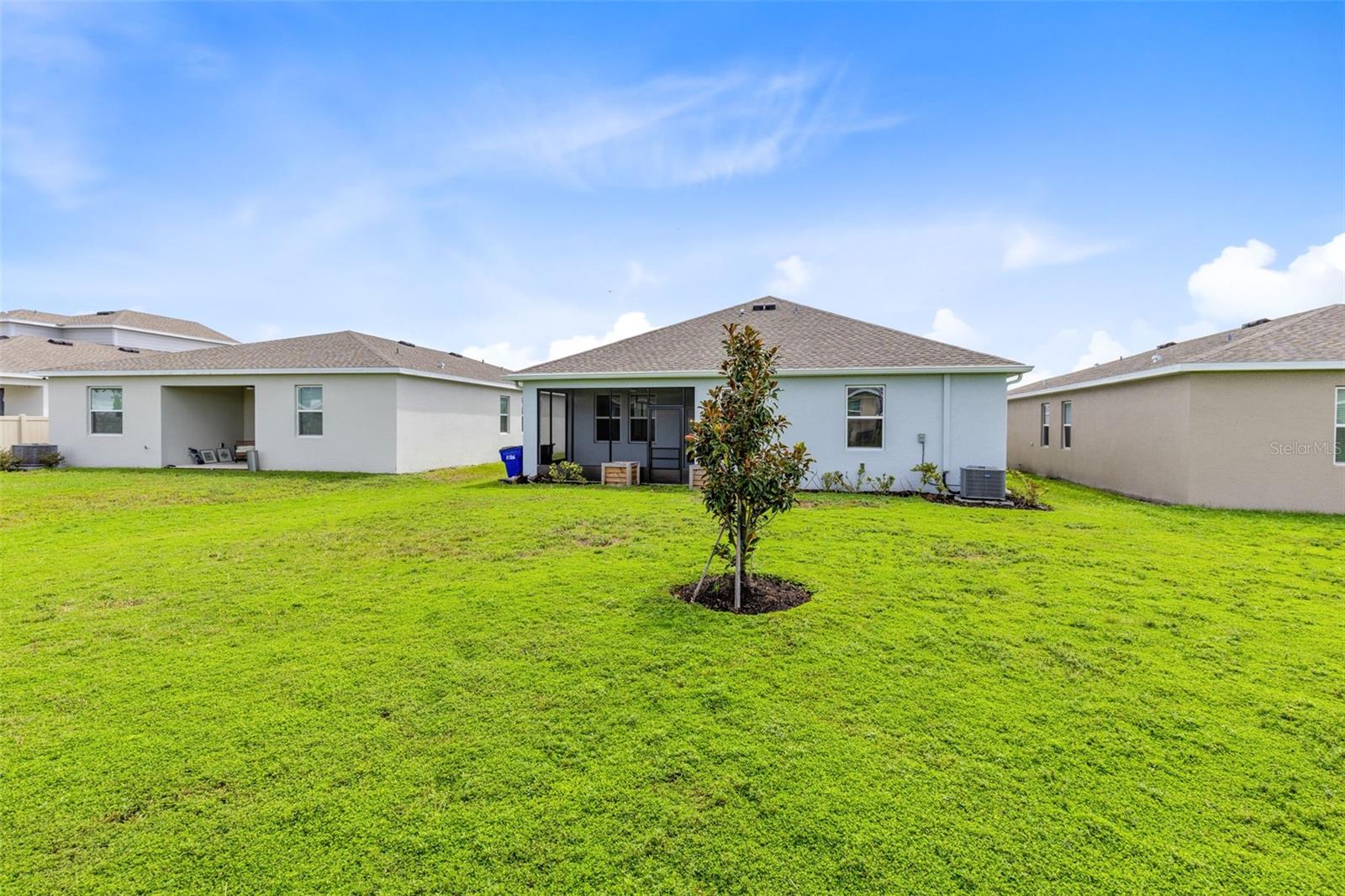 Enjoy the Florida lifestyle from the screened lanai overlooking the backyard, with plenty of room to relax, garden or create your own outdoor retreat.
