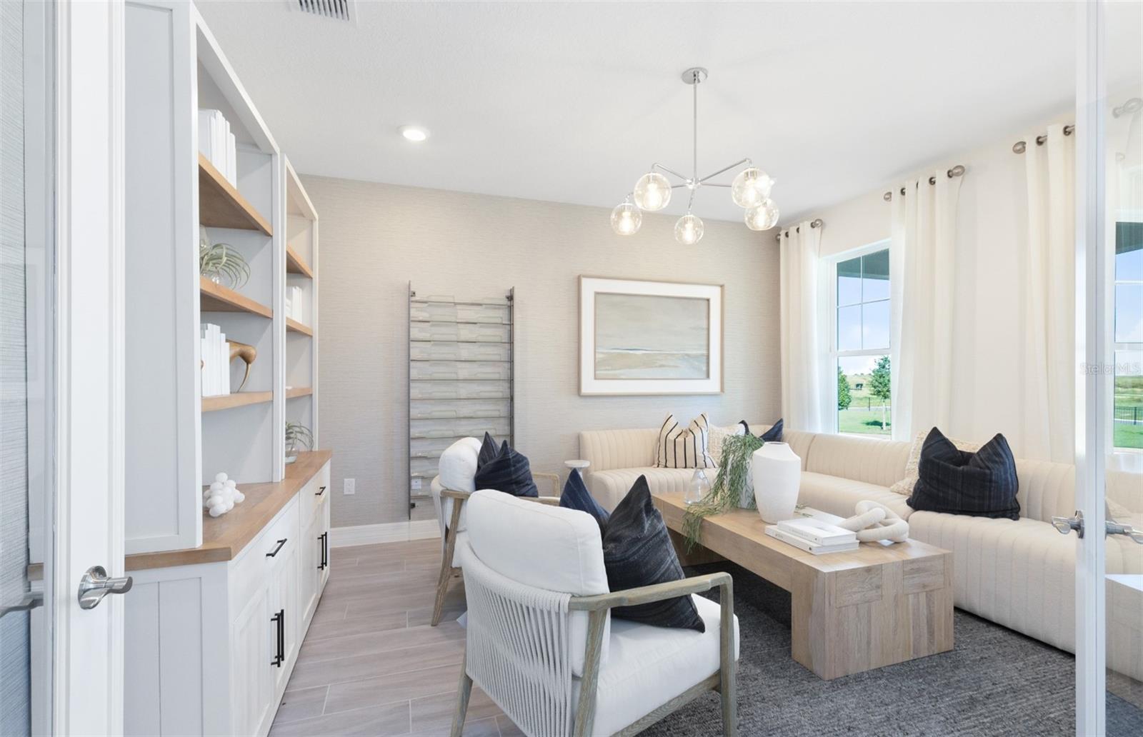 Model Home Design Only. Pictures and furnishings are for illustrative purposes only. Elevations, colors and options may vary. Furniture is for model home staging only.
