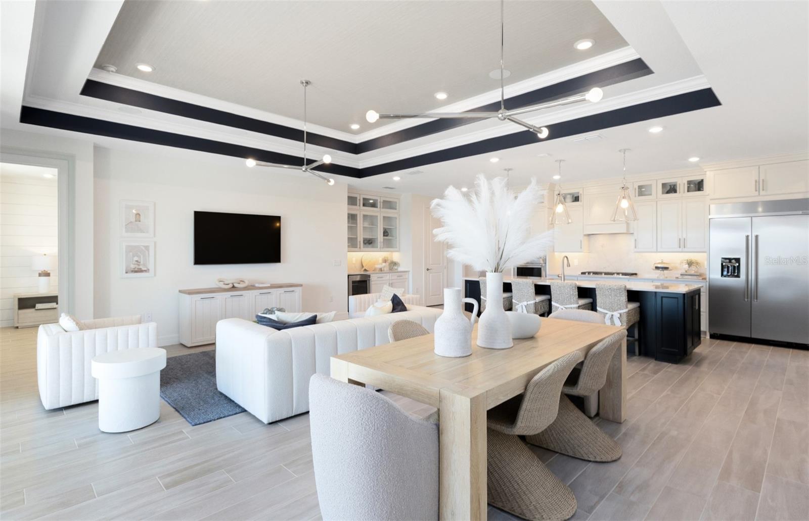 Model Home Design Only. Pictures and furnishings are for illustrative purposes only. Elevations, colors and options may vary. Furniture is for model home staging only.