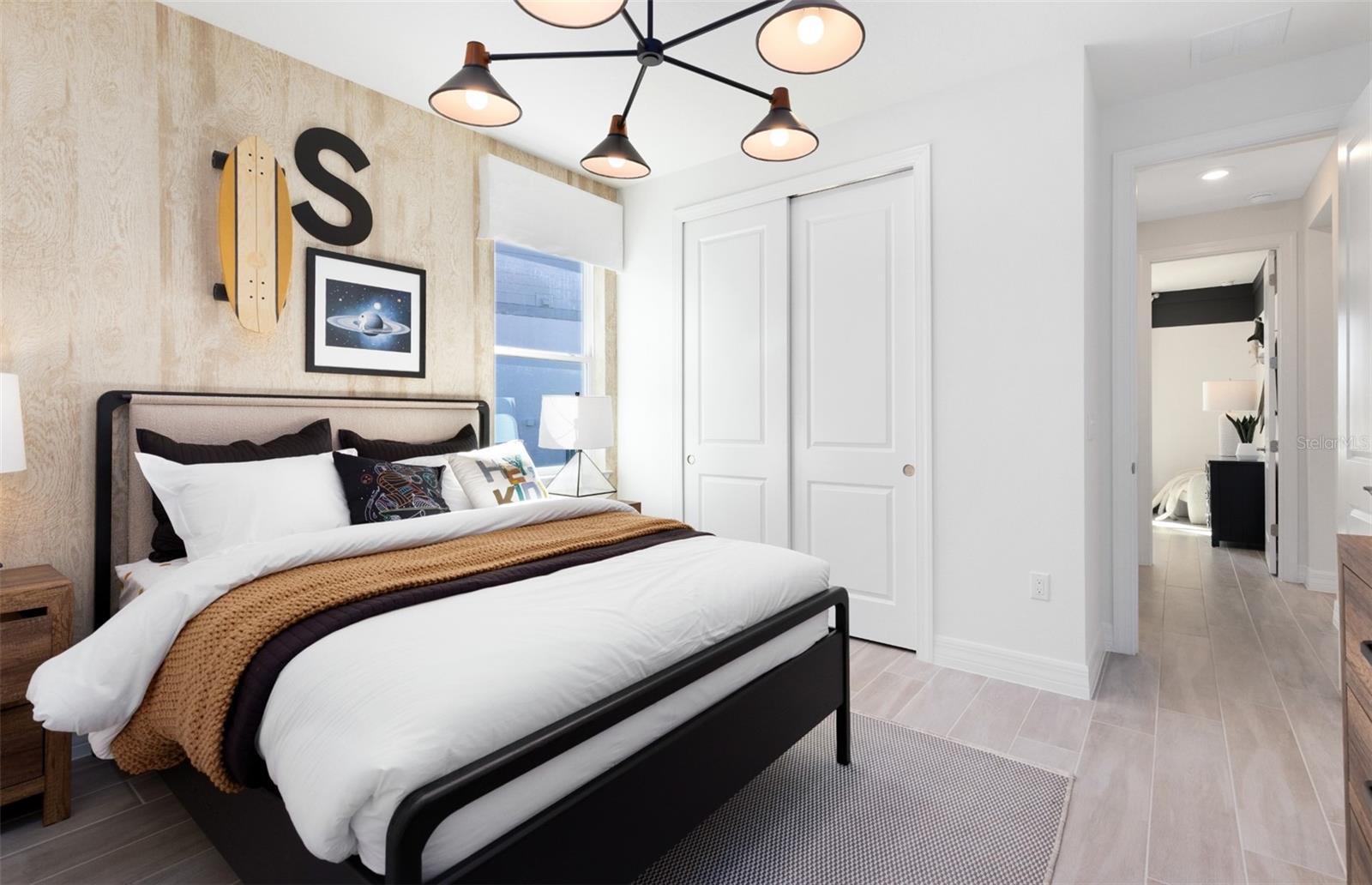 Model Home Design Only. Pictures and furnishings are for illustrative purposes only. Elevations, colors and options may vary. Furniture is for model home staging only.