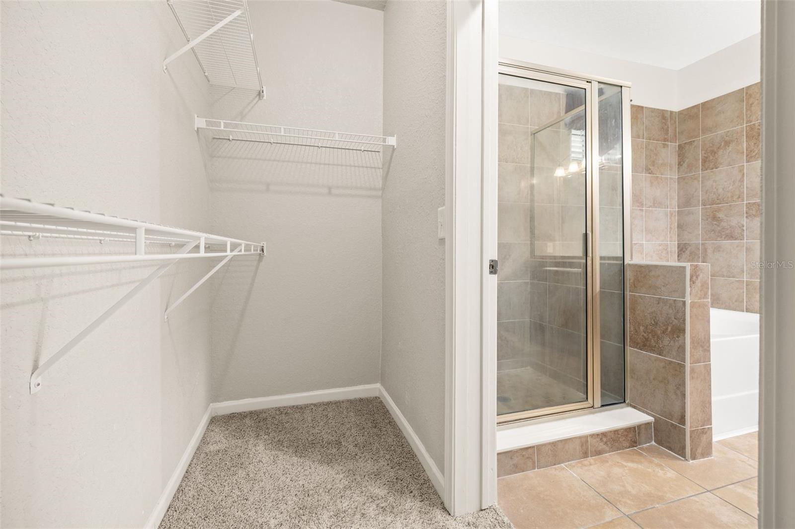 Walk in closet