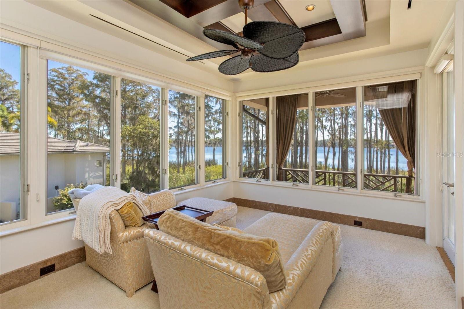 Master suite sitting area