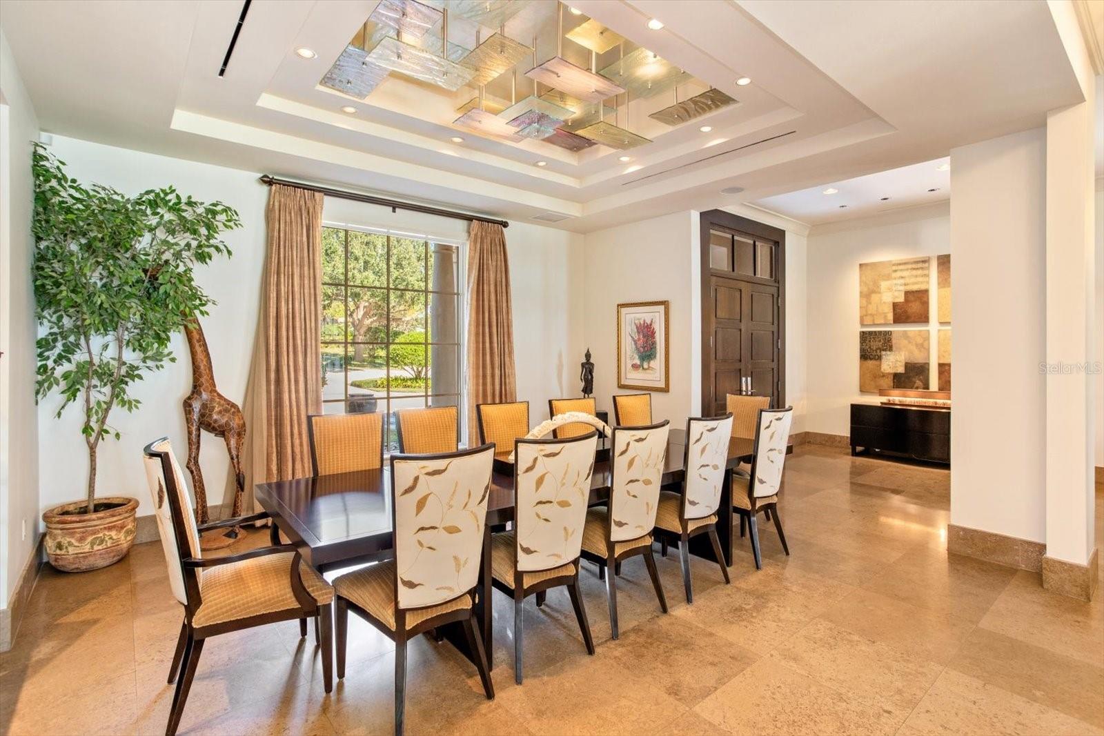 Formal dinning room