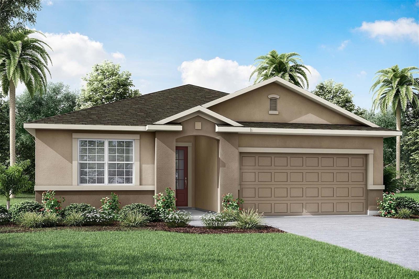 Lakeside at Satilla - Talbot Floorplan - Florida Traditional Elevation - Architect's Rendering Lakeside at Satilla - Talbot Floorplan - Florida Traditional Elevation - Architect's Rendering
