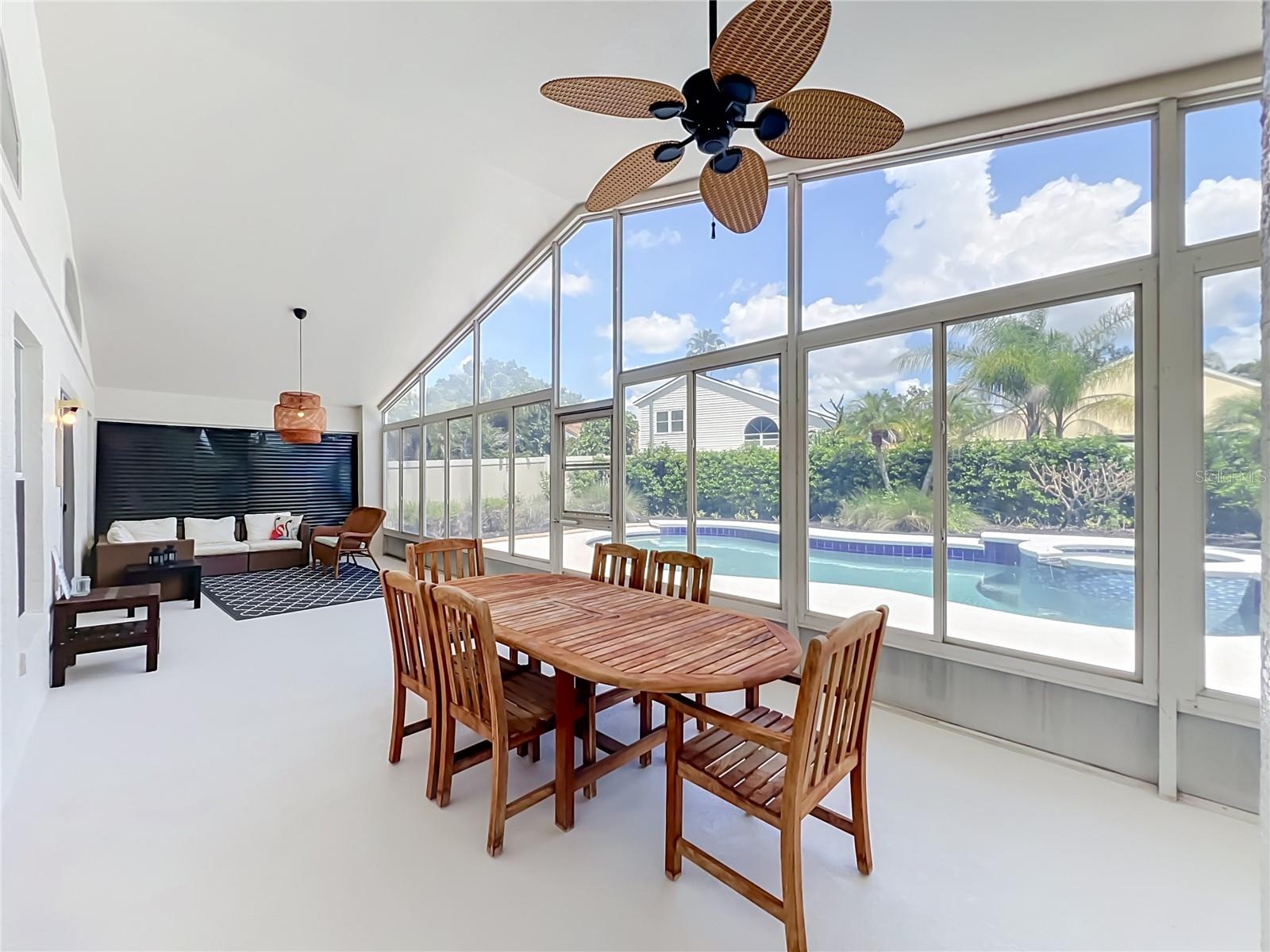 Enclosed Pool Patio