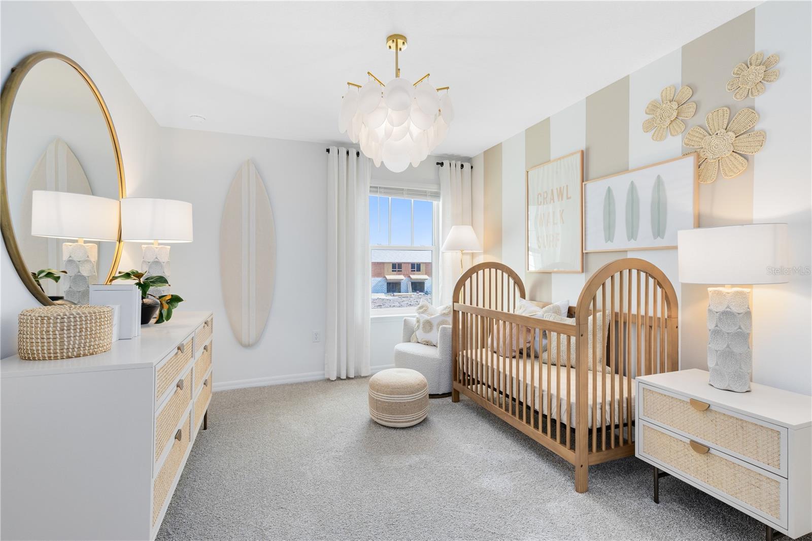 Model Home Design Only. Pictures and furnishings are for illustrative purposes only. Elevations, colors and options may vary. Furniture is for model home staging only.