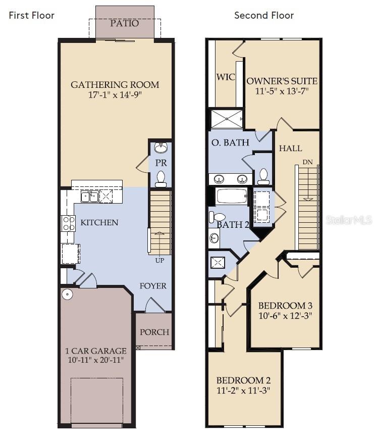 Floor Plan - Floor One Floor Plan - Floor Two