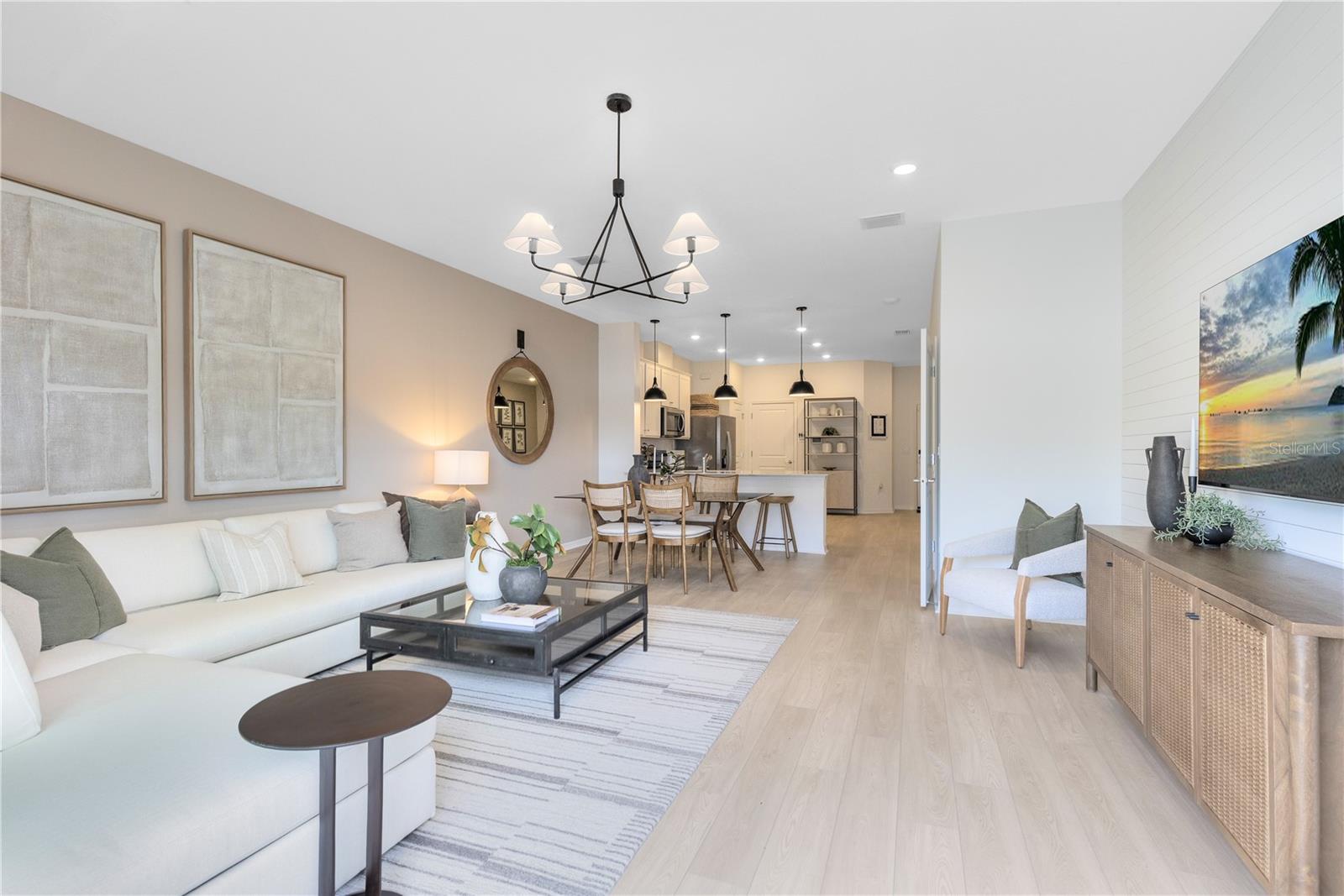 Model Home Design Only. Pictures and furnishings are for illustrative purposes only. Elevations, colors and options may vary. Furniture is for model home staging only.