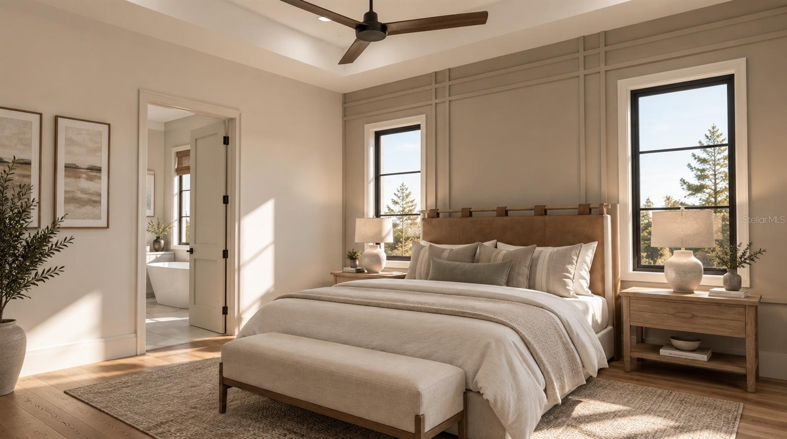 Howard Primary Bedroom rendering- for inspiration