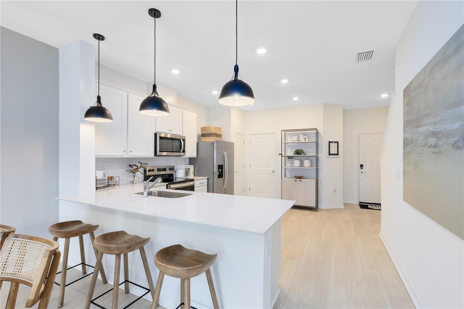Model Home Design Only. Pictures and furnishings are for illustrative purposes only. Elevations, colors and options may vary. Furniture is for model home staging only.